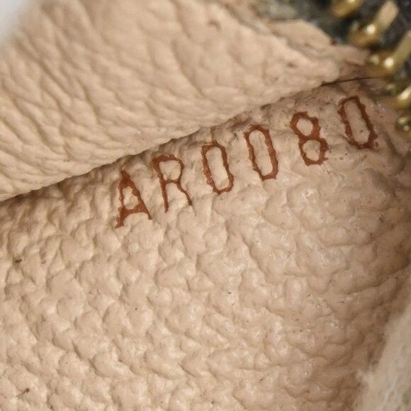 LOUIS VUITTON Logo BUCKET PM Pouch Bag Monogram Leather Brown France - Picture 13 of 14